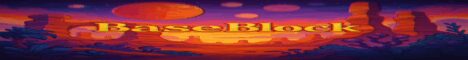 Баннер сервера BaseBlock - Ванильный сервер сервер Майнкрафт
