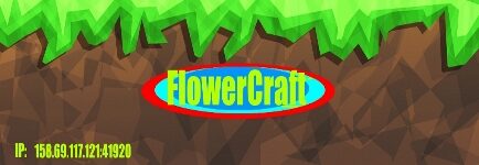 Баннер сервера | FlowerCraft | FreeFly сервер Майнкрафт