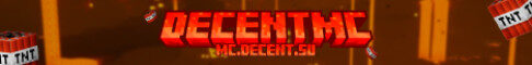 Баннер сервера mc.decent.su
