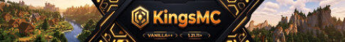Баннер сервера KingsMC - Комфортное выживание сервер Майнкрафт
