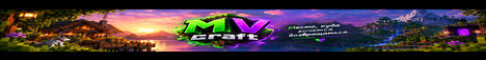 Баннер сервера MVCraft сервер Майнкрафт
