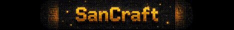 Баннер сервера SanCraft Анархия Бедрок 1.20+ сервер Майнкрафт