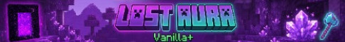 Баннер сервера LostAura Anarchy 1.21-26.2