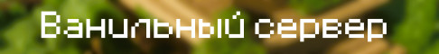 Баннер сервера servervanilla.joinserver.ru